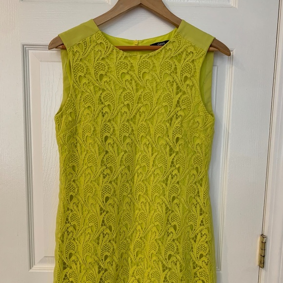 oasis lime green dress
